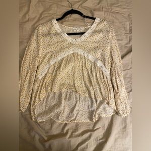 HIPPIE ROSE CROPPED SHIRT